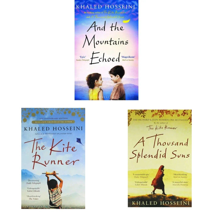 Khaled Hosseini 3 Book Set - The Kite Runner, A Thousand Splendid Suns ...
