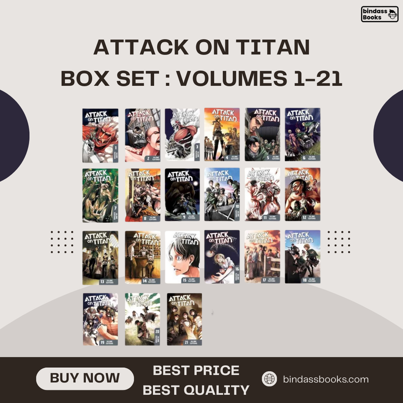 Attack on Titan Box Set (Volumes 1-21)
