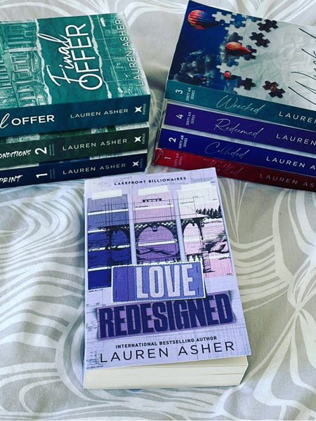Lauren Asher’s Books Combo – Dreamland Billionaire + Dirty Air Series + Love Redesigned