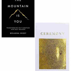 2 BOOK SET The Mountain is You by Brianna Wiest + Ceremony Brianna Wiest