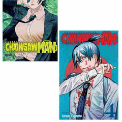 2 Manga Book Set Collection Chainsaw Man Vol. 03 + Chainsaw Man Vol. 04
