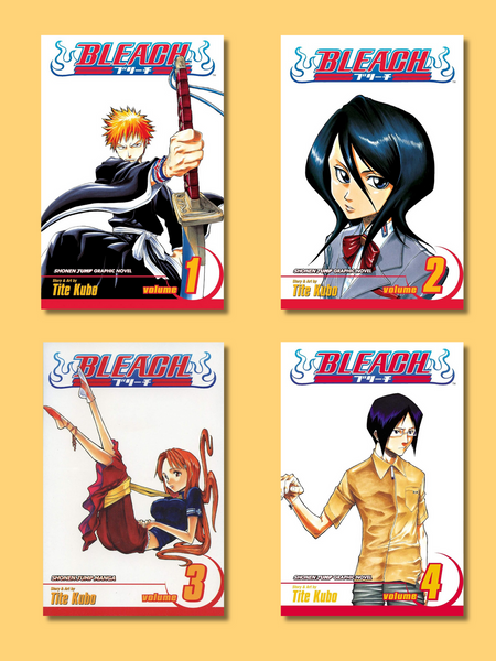 Bleach Volumes 1-4 by Tite Kubo!
