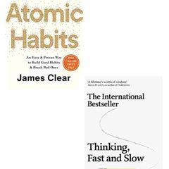 2 BOOK SET Atomic Habits + Thinking, Fast and Slow