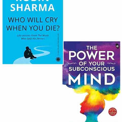 2 book set Who Will Cry When You Die +The Power of Your Subconscious Mind