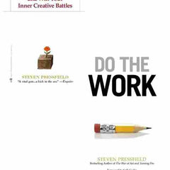 2 Book Set Collection War Of Art + Do the Work By Steven Pressfield