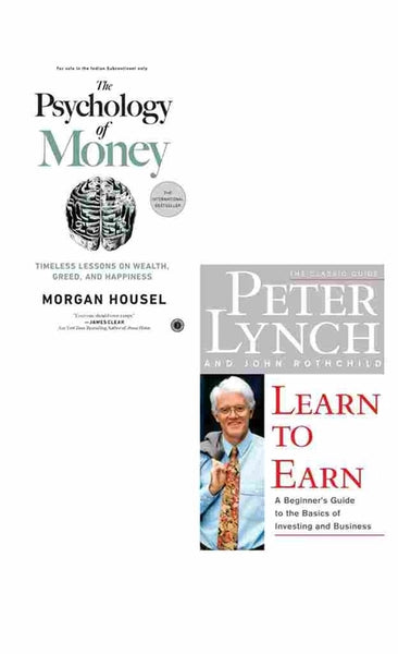 2 BOOK SET  The Psychology of Money + Learn to Earn