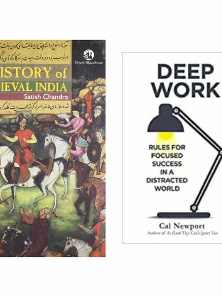 History of Medieval India , Deep Work 2 book set