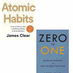 2 book set  Atomic Habits + Zero to One