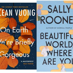 On the earth we're Briefly Gorgeous , Beautiful world where are you 2 book set