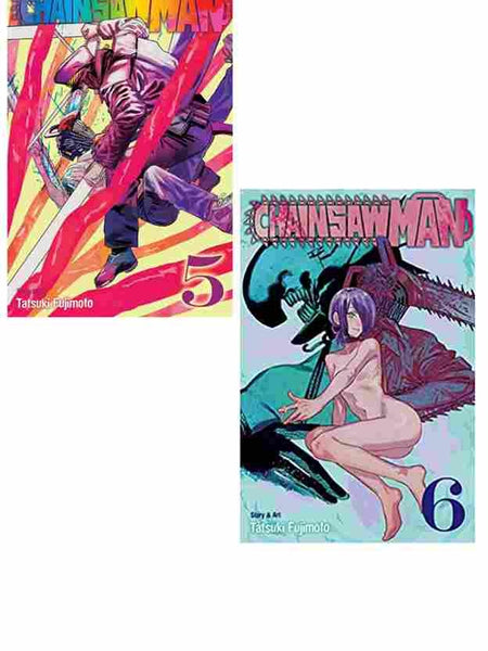 2 Manga Book Set Chainsaw Man Volumes 5-6 Collection