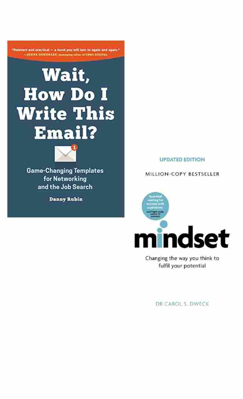 2 Book Set Collection Wait, How Do I Write This Email? + MINDSET ...