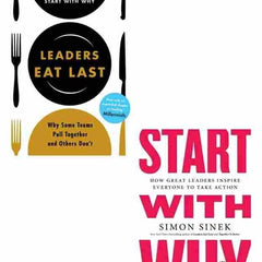 2 book set Leaders Eat Last + Start With Why