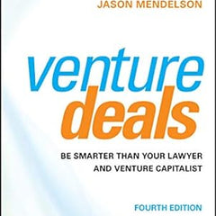 Venture Deals: Book by Brad Feld and Jason Mendelson