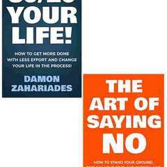 2 Book Set Collection 80/20 Your Life! + The Art Of Saying NO