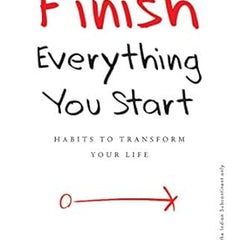 How to Finish Everything You Start Book by Jan Yager
