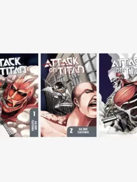 Attack On Titan Vol : 1 & Vol : 2 & Vol : 3 (Paperback, Hajime Isayama)