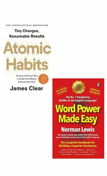 2 BOOK SET Atomic Habits + Word Power Made Easy
