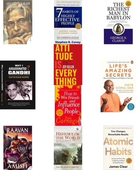 10 Books Life Mastery Collection – Bindass Books