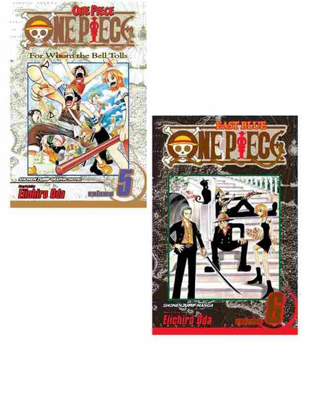 2 BOOK SET One Piece Vol. 05 + One Piece Vol. 06 (Paperback) - Eiichiro Oda