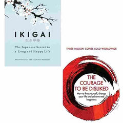 2 book set  ikigai + The Courage To Be Disliked