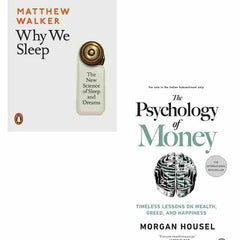 2 book set Why We Sleep + The Psychology of Money