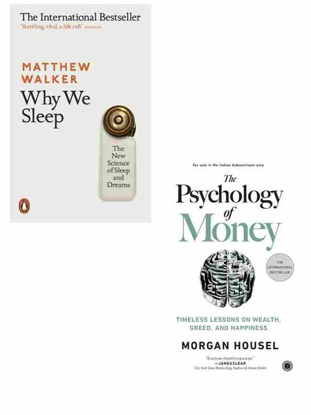 2 book set Why We Sleep + The Psychology of Money