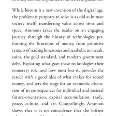 The Bitcoin Standard: The Decentralized Alternative to Central Banking by Saifedean Ammous, James Fouhey