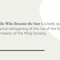 She Who Became the Sun: A Book About Gender Identity by Shelley Parker-Chan (Author)