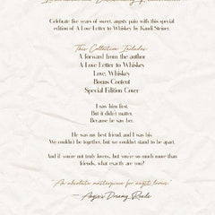 A Love Letter to Whiskey: Fifth Anniversary Edition by Kandi Steiner