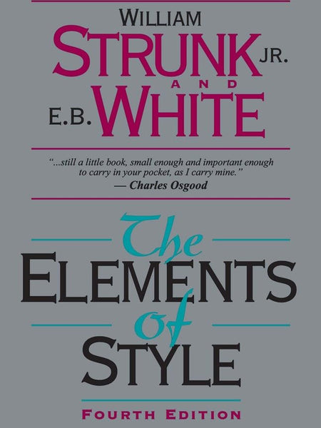 Pearson Paper Elements Of Style E04, Grey by William Strunk and E. White |
