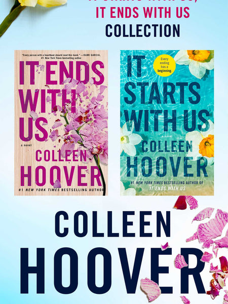 2 book set (it end with us , it starts with us )