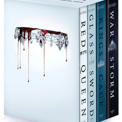 Red Queen 4-Book Paperback Box Set: Red Queen, Glass Sword, King's Cage, War Strom  Victoria Aveyard