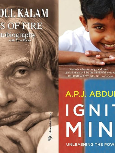 2 Book Set Collection  Wings of fire + IGNITED MINDS