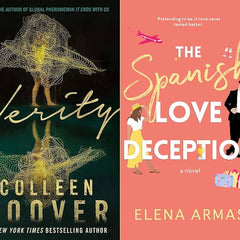 2 book set Verity + The Spanish Love Deception