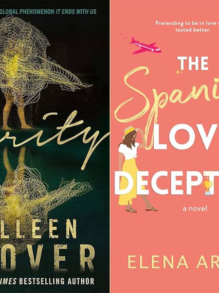2 book set Verity + The Spanish Love Deception