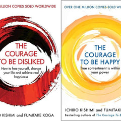 2 book set Courage to be Happy + Courage to be Disliked (Paperback) - Ichiro kishimi