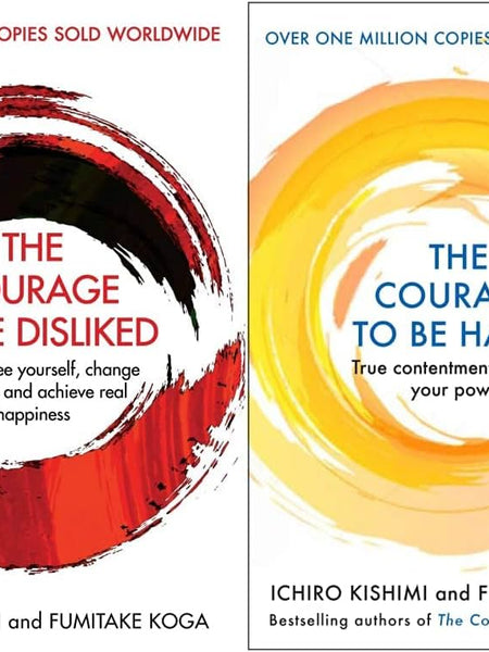 2 book set Courage to be Happy + Courage to be Disliked (Paperback) - Ichiro kishimi