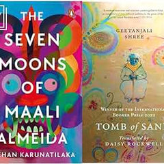 2 Book Set Collection The Seven Moons of Maali Almeida + Tomb of Sand