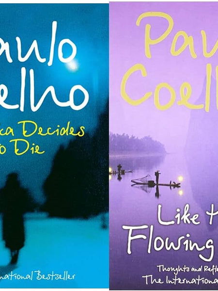 2 Book Set Collection Veronika decides to die + Like the Flowing River