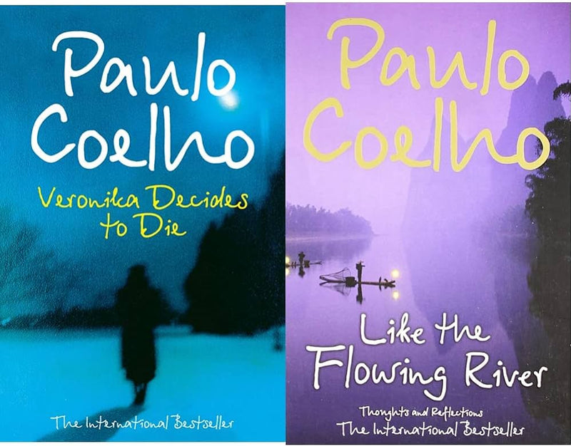 2 Book Set Collection Veronika decides to die + Like the Flowing River