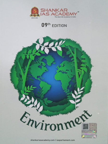 Shankar Ias Environment 9th Edition Paperback English Book 2024