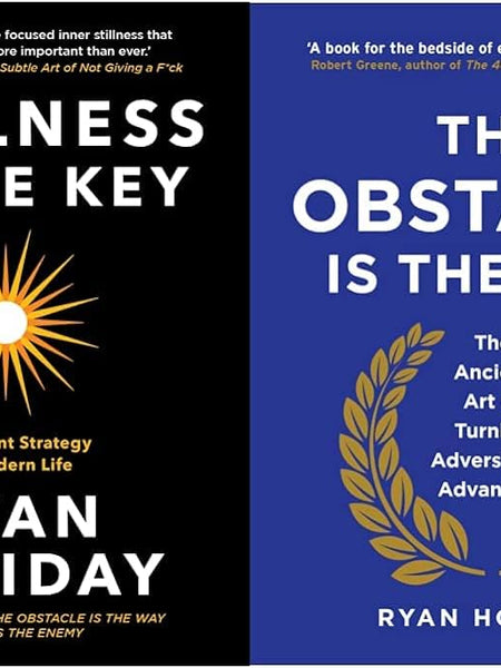 2 book set Stillness is the key + The Obstacle is the Way