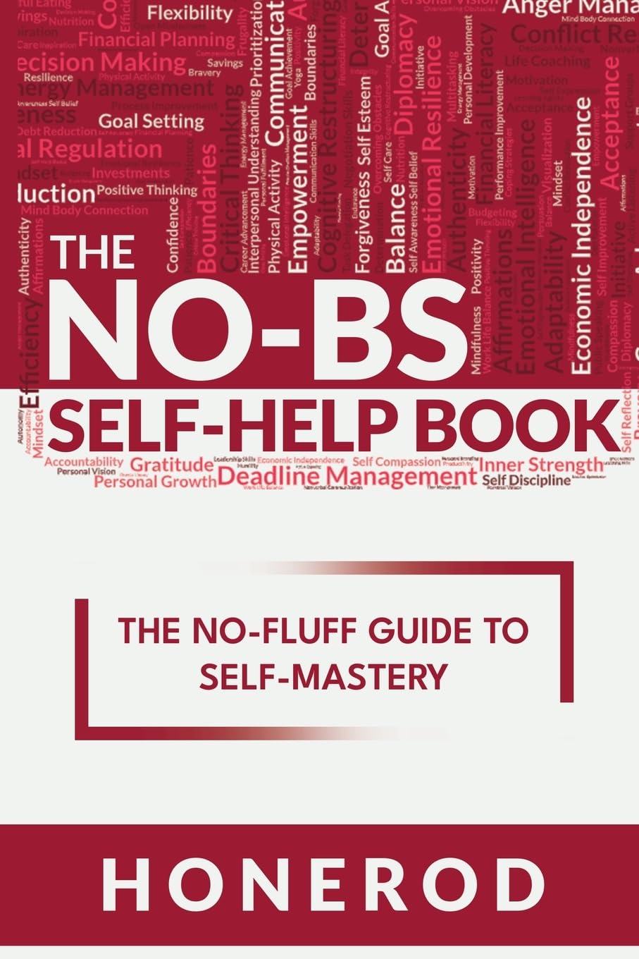 The NO-BS Self-Help Book by Honerod – Bindass Books