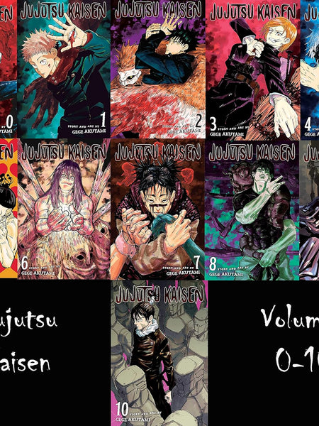 Jujutsu Kaisen Manga Vol. 0-10 Book Set