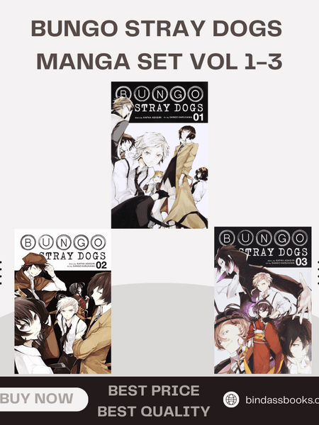 Bungo Stray Dogs Manga Set Vol 1-3  by Kafka Asagiri