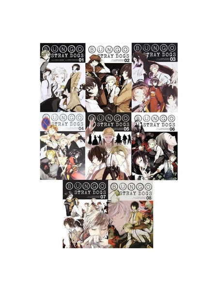 Bungo Stray Dogs Manga Set Vol 1-8 by Kafka Asagiri