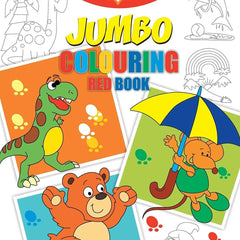 Jumbo Colouring Red Book-4  by Priyanka Verma