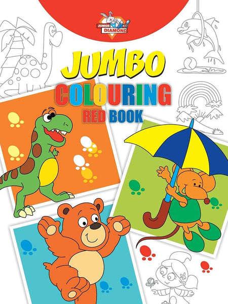 Jumbo Colouring Red Book-4  by Priyanka Verma