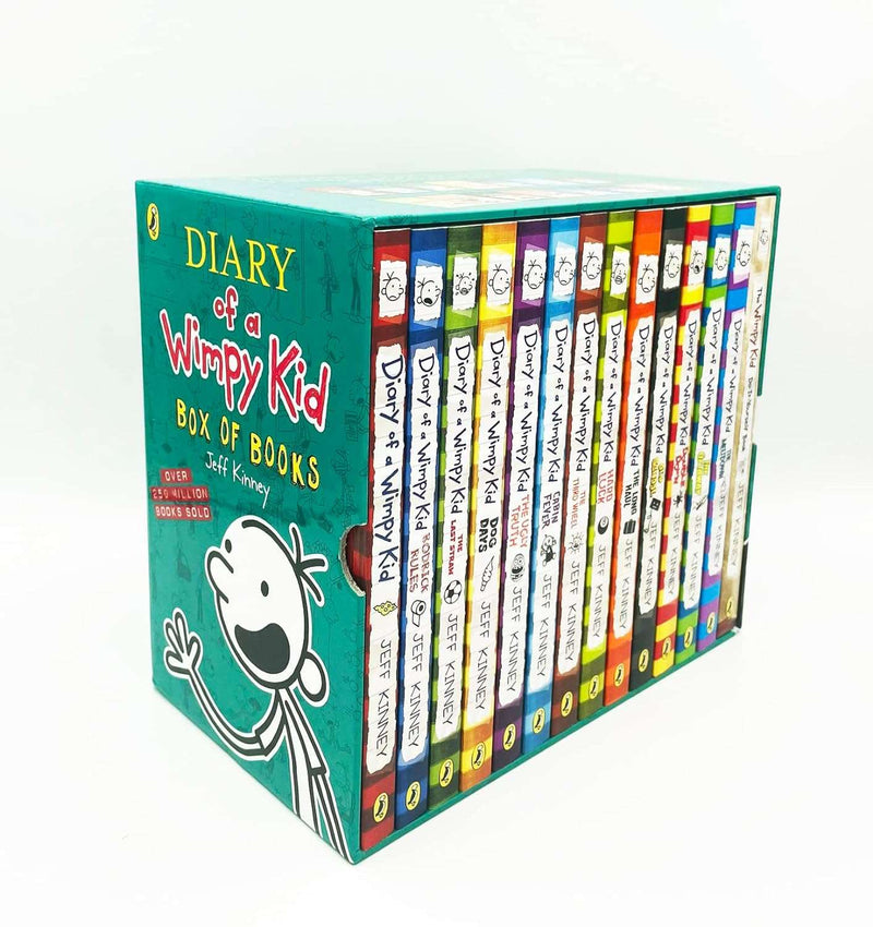 Diary of a Wimpy Kid 14 book Box Set - by Jeff Kinney