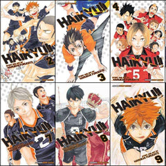 Haikyu Manga Set, Vol. 1-10 by Haruichi Furudate